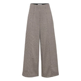 ICHI Beige Polyester Pant